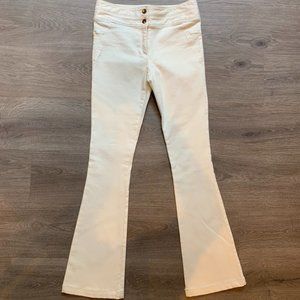 Veronica Beard White Flare Jeans - SIZE 0